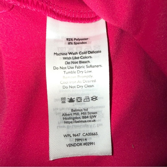 NWT EDDIE BAUER Aster Sleeveless Empire Waist Dress - Magenta XL - Picture 9 of 15